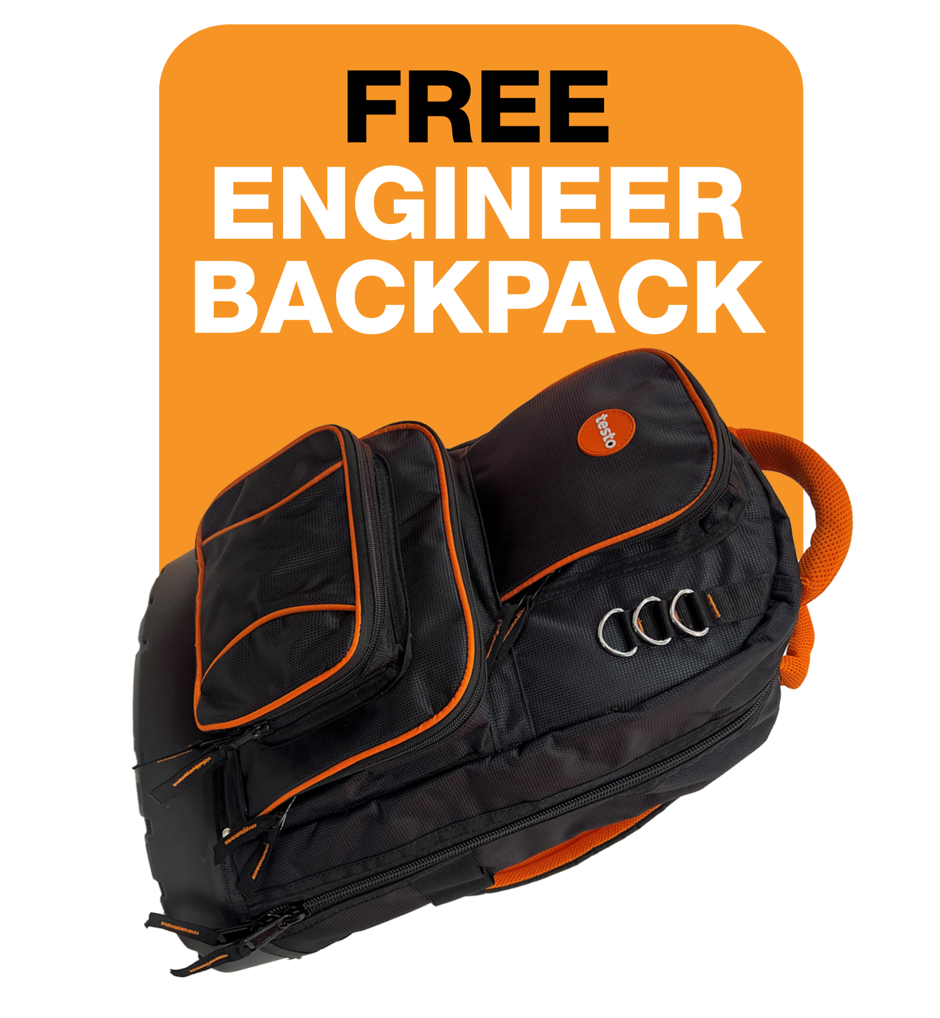 FREE Testo Engineers Backpack